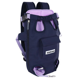 Labor-saving Front Hug Style Comfortable Multifunctional Pet Product Nylon Snap Button Pet <b>Backpack</b> Customizable Printing - Product Image 1