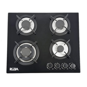 Table de cuisson à gaz 4 brûleurs en verre trempé - Product Image 3