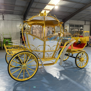 Nuevo Carroza Eléctrica Dorada de Alta Calidad, Carroza Real de Lujo para Recorridos Turísticos - Product Image 2