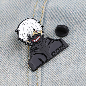 Broches de mode <span class=keywords><strong>Tokyo</strong></span> <span class=keywords><strong>Ghoul</strong></span>, bijoux en métal, artisanat, épingles DIY, badge en alliage, broche d'anime - Product Image 3