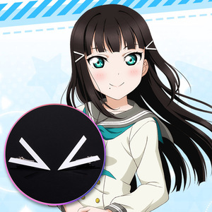 กิ๊บติดผมไดยะ คุโรซาวะ จากวงนักร้อง <span class=keywords><strong>Love</strong></span> <span class=keywords><strong>Live</strong></span> <span class=keywords><strong>Sunshine</strong></span>!! รุ่น Water Group Aqours สำหรับคอสเพลย์ สีขาว - Product Image 1