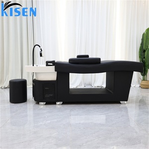 Kisen Shampoo Station <b>Bed</b> for Commercial Salons Direct Plumbing Advanced Waterfall Head Spa Body Massage Table - Product Image 5