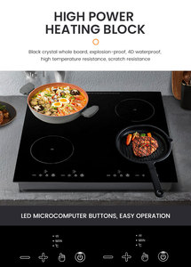 Hot Sell 220V Dc <strong>Induction</strong> <strong>Hob</strong> 4 <strong>Hobs</strong> 2Kw Hot <strong>Pot</strong> 4 Burner Cooker <strong>Induction</strong> Electric <strong>Induction</strong> Cooker - Product Image 3