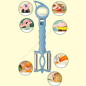 Ouvre-boîte multifonction 7-en-1 DD961 en gros – Nouveau gadget 2022 pour bouteilles, cuisine, fruits, éplucheur, râpe, ouvre-bocaux - Product Image 1