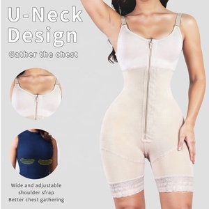 Fajas Colombianas Moldeadoras de Cuerpo Completo con Cierre Frontal, Control de Abdomen, Levanta Glúteos, Tirantes Ajustables, Compresión Postparto - Product Image 6