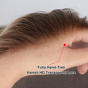 Pelucas de Cabello Sintético Julianna Wholesale Futura Fiber, Rizado Natural, Resistentes al Calor, 13X6, sin Pegamento, con Frente de Encaje HD <span class=keywords><strong>para</strong></span> Mujer - Product Image 6