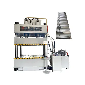 Presse hydraulique à froid certifiée CE Machine de fabrication de carreaux en acier revêtus de pierre pour timbres en métal