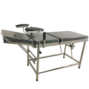 Больничное оборудование, стол для медицинского труда, гинекологическое обследование, нержавеющая сталь, Акушерская Гинекологическая ручная доставка, цена - Product Image 2