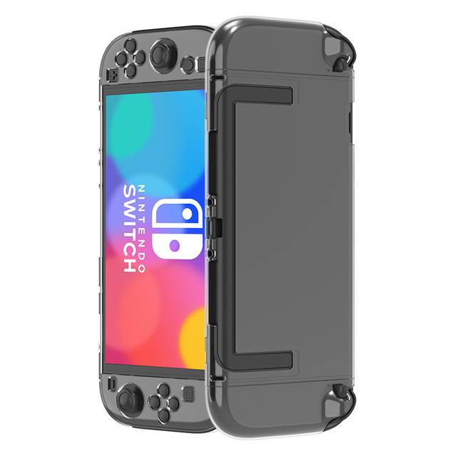 2025 Newest Switch 2 Protective Case Cover Factory Stock Transparent Hard Plastic Video Game Player Case for Nintendo Switch 2