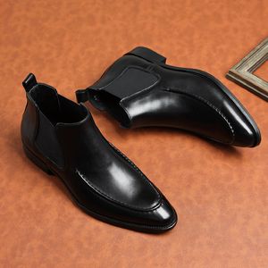 Bottes de travail de luxe haut de gamme pour hommes, imperméables, à lacets, avec semelle Goodyear, en cuir véritable vintage Amish, tige en cuir robuste - Product Image 5
