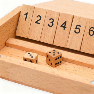 Jeu <span class=keywords><strong>de</strong></span> <span class=keywords><strong>société</strong></span> intelligent en bois personnalisé, non toxique, Shut the Box, pour adultes et enfants, options OEM/ODM, directement <span class=keywords><strong>de</strong></span> l'usine - Product Image 4