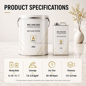 <span class=keywords><strong>Prix</strong></span> Usine 100% Résine Époxy Transparente Solide Autonivelante pour Revêtement de Sol en Béton de Garage Peinture Époxy pour Sols Emballage Construction - Product Image 3