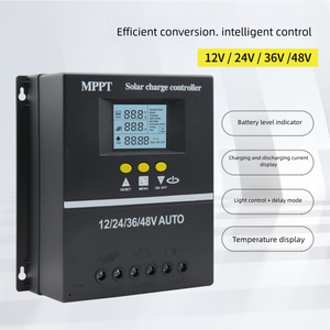 Xzj 100amp sạc điều khiển hệ thống điện mmpt 60A 5000W MPTT mttp 60am 100A <span class=keywords><strong>MPPT</strong></span> năng lượng mặt trời sạc điều khiển 12V 24V 36V 48V - Product Image 4