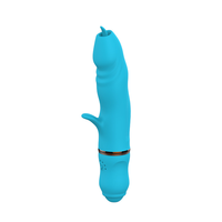 Leckender Dildo-Vibrator für Frauen G-Punkt Klitoris Anale Stimulation Erwachsenen-Spielzeug Silikon Weibliches Lust-Masturbationsgerät