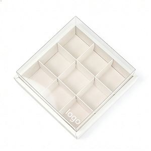 Caja de Embalaje de Papel para Macarons Personalizada, Caja de Lujo para Macarons con Inserto de Plástico - Product Image 2