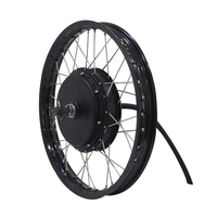 Moteur de Moyeu Moto Haute Puissance QS205 50H V3TI avec Roue Arrière 17x1.6 Pouces QS Motor, Neuf