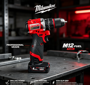 Taladro <span class=keywords><strong>Atornillador</strong></span> Inalámbrico <span class=keywords><strong>Milwaukee</strong></span> M12 FUEL Compacto de Alto Torque de Grado Industrial con Batería REDLITHIUM de 4.0Ah - Product Image 6
