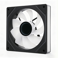 Ventilateur de boîtier gaming à miroir infini ARGB 4 broches PWM 5V 120mm à faible bruit avec roulement à billes - Grande Vente