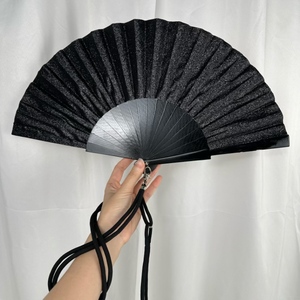 Nhà máy 23cm đám cưới bằng gỗ gấp người hâm mộ long lanh dây đeo vải & sơn bằng gỗ sườn Nguồn cung cấp bên cho chương trình khuyến mãi - Product Image 1