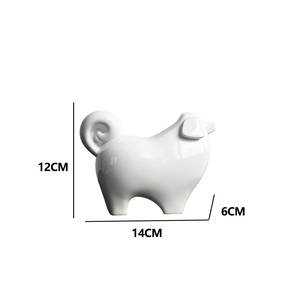 Estatuetas de Cão do Zodíaco Chinês em Resina Esculpida, Artesanato Artístico Colecionável YiDang YD-161 para Sala de Estar e Quarto - Product Image 6