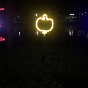 Cactus <span class=keywords><strong>Solare</strong></span> Palo del Giardino Luci Esterne <span class=keywords><strong>Solare</strong></span> Pathway Luce per Prato Patio Yard Passerella, Neon Verde di Illuminazione - Product Image 3