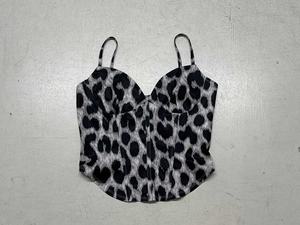 Top Corset Tricoté Respirant Imprimé Léopard Y2K Sexy pour Femme, Bustier Amincissant avec Baleines, Style Cami Streetwear - Product Image 2