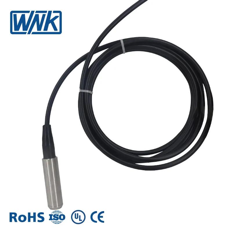 4-20mA 0.5-4.5V เซ็นเซอร์ระดับน้ำน้ำมันดีเซลแบบไฮโดรสแตติกใต้น้ำ