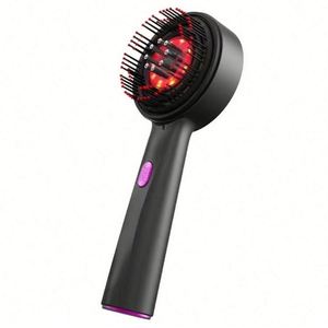 New Design Eco-Friendly Hair Growth Applicator Massage <b>Brush</b> Red Light Electric <b>Scalp</b> Massage Comb Custom Logo for Daily Use - Product Image 2