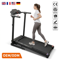 Faltbares Kommerzielles 120kg 2,0 PS LED-Display Sport-Laufband Fitness Elektrisches Laufband mit Armlehne