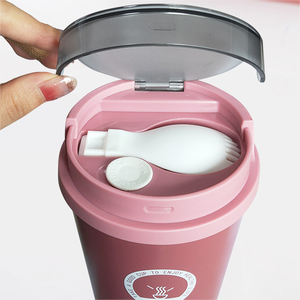 Taza de Sopa Portátil con Cuchara, Diseño Personalizado con Logotipo, Libre de BPA, <span class=keywords><strong>para</strong></span> Niños, Estudiantes, Oficina, Contenedor de Alimentos <span class=keywords><strong>para</strong></span> el Almuerzo - Product Image 5