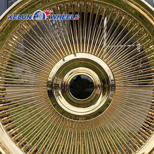 Bán chạy nhất 18 ''-28'' inch tùy chỉnh tất cả vàng/<span class=keywords><strong>CHROME</strong></span> thẳng nói rim dây bánh xe - Product Image 4