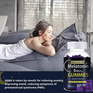 Gummies végétariennes bio personnalisées OEM <span class=keywords><strong>pour</strong></span> le sommeil, vitamines à la mélatonine <span class=keywords><strong>pour</strong></span> améliorer le sommeil, gummies à la <span class=keywords><strong>vitamine</strong></span> B6 - Product Image 2