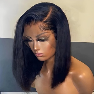 Peluca <span class=keywords><strong>de</strong></span> <span class=keywords><strong>Cabello</strong></span> Humano Remy Brasileño Liso con Encaje HD 13*4, Súper Grueso, 200% <span class=keywords><strong>de</strong></span> Densidad, con Gorra Transpirable y Cómoda, para Mujeres Negras - Product Image 2