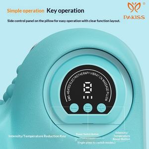 Masajeador de Cuello PAKISS EMS con Microcorriente, Calor y Vibración, Almohada de Masaje con Compresa Caliente, Recargable por USB - Product Image 5