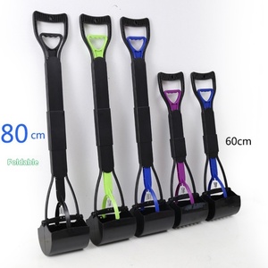 Mini recogedor ecológico para mascotas con mango largo, recogedor de residuos de plástico para perros, animales, inodoro, pala, limpiador, recogedor de basura - Product Image 2