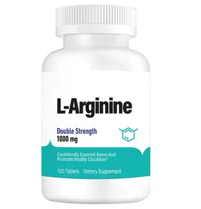 Integratori nutrizionali sportivi a marchio privato all'ingrosso capsule di arginina L-arginina vegana compressa per migliorare l'energia