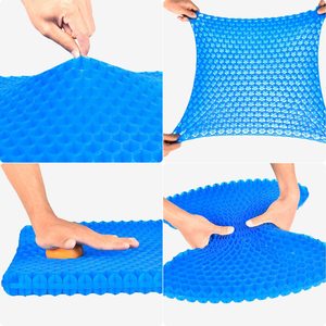 Cojín de gel con diseño de panal <span class=keywords><strong>al</strong></span> <span class=keywords><strong>por</strong></span> <span class=keywords><strong>mayor</strong></span>, almohadilla de asiento, almohadillas transpirables <span class=keywords><strong>para</strong></span> silla de ruedas, almohadas lumbares y <span class=keywords><strong>cojines</strong></span> de asiento - Product Image 3