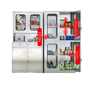 <span class=keywords><strong>Armoire</strong></span> à médicaments multifonctionnelle en acier inoxydable 304, design moderne, pour <span class=keywords><strong>pharmacie</strong></span>, clinique, hôpital, origine Chine - Product Image 5