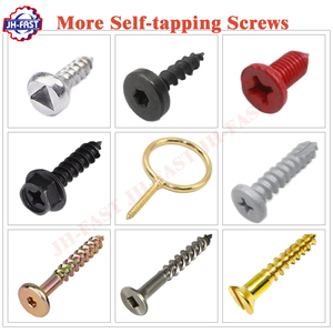 Cabezal de arandela de sartén Phillips Cross Torx personalizado autorroscante SS 304 tornillo autorroscante negro m2 m2.5 tornillo de formación de rosca de cabeza de sartén - Product Image 6