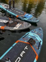 Papan SUP Tiup Drop Stitch OEM Pabrik Myboat China, Papan Stand Up Paddle Tiup untuk Olahraga Air, Papan Pancing Tiup, Papan Selancar