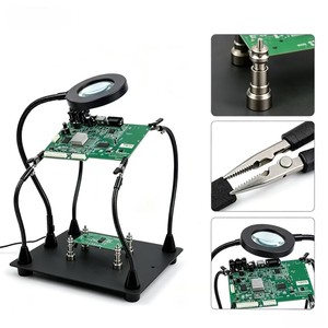 Support de Soudure avec Lampe Loupe LED pour Réparation de Circuits Imprimés et Soudure de Bijoux - Product Image 1