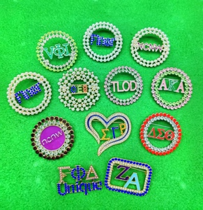Regalo personalizado de hermandad Delta <span class=keywords><strong>Sigma</strong></span> Theta broche AKA hermandad griega que simboliza la hermandad - Product Image 1