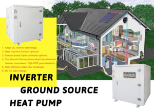 Bomba de calor geotérmica con inversor A +++, fuente de tierra, generador de agua A agua, 10KW, 16 KW - Product Image 3