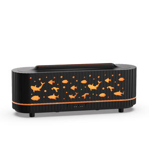 Diffuseur d'arômes électrique de bureau Long Strip Fire Rock, humidificateur à brume froide 0,5 L pour la maison et le bureau - Product Image 2