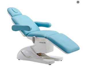 Table de beauté électrique avec double commande au pied, idéale pour les salons professionnels, les massages et l'utilisation à domicile - Product Image 6