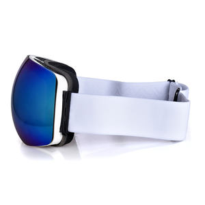 热卖大型无框UV400滑雪护目镜，带防雾和磁性功能定制标志运动眼镜 - Product Image 3