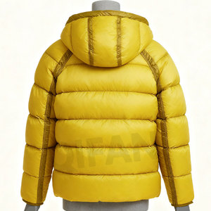Tùy chỉnh áo gió Ripstop trùm đầu độn bông puffer xuống áo khoác cho mùa đông - Product Image 3