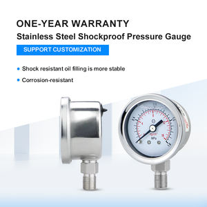 थोक कंपन प्रमाण घर कॉम्पैक्ट आकार दबाव गेज लीक सबूत तेल भरा दबाव गेज - Product Image 5