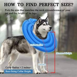 Köpekler ve kediler için ameliyat sonrası koni için yumuşak koruyucu şişme Pet kurtarma yaka köpek koni yaka - Product Image 4