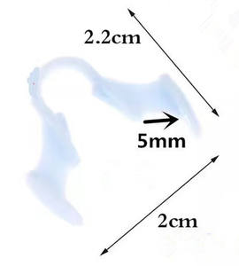 מדולל אף סיליקון באף קליפ נגד נחירות לעזור לנשום התקנים נגד נחירות מכשירים - Product Image 6